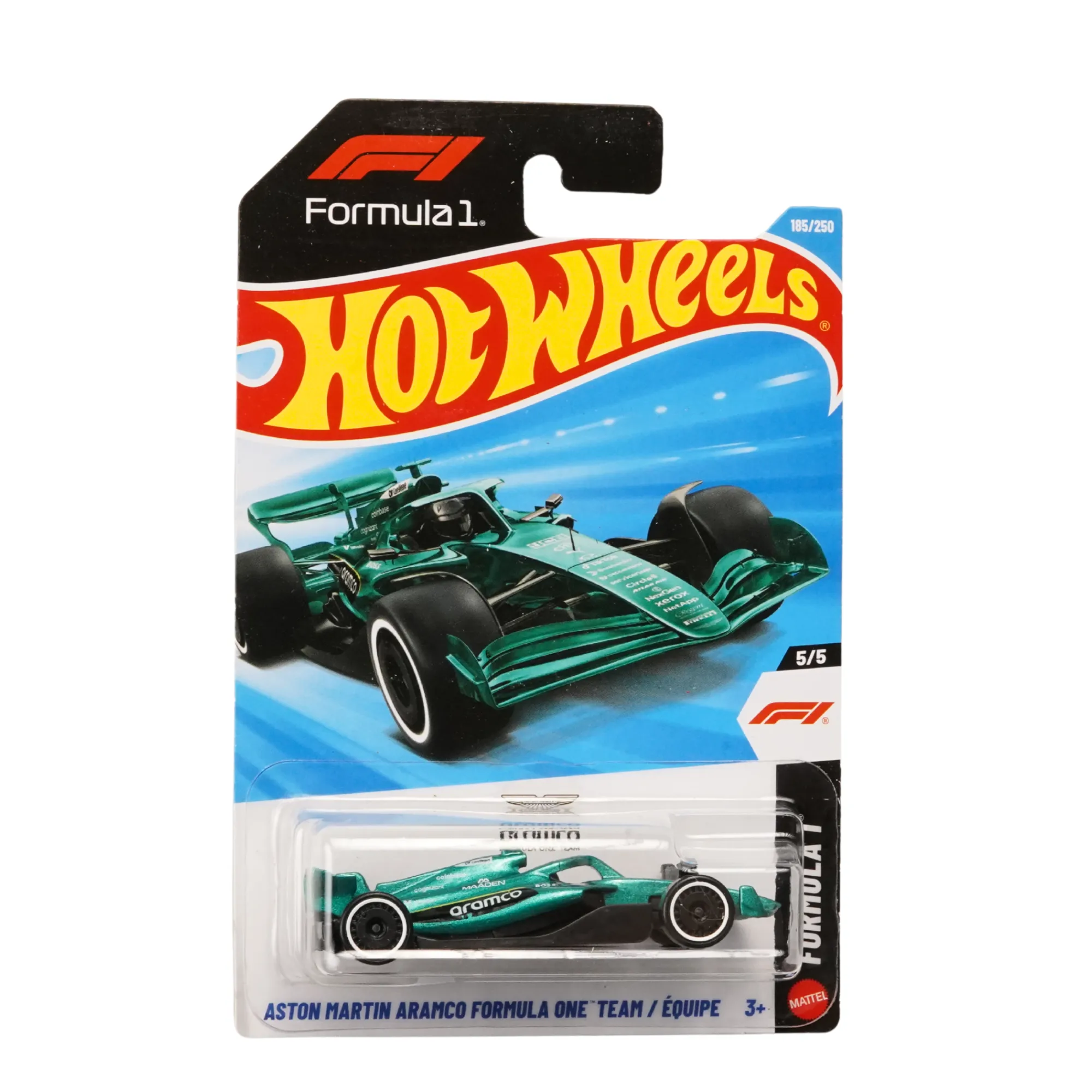 Aston Martin Aramco Formula One Team 5/5 HotWheels Basico 1:64